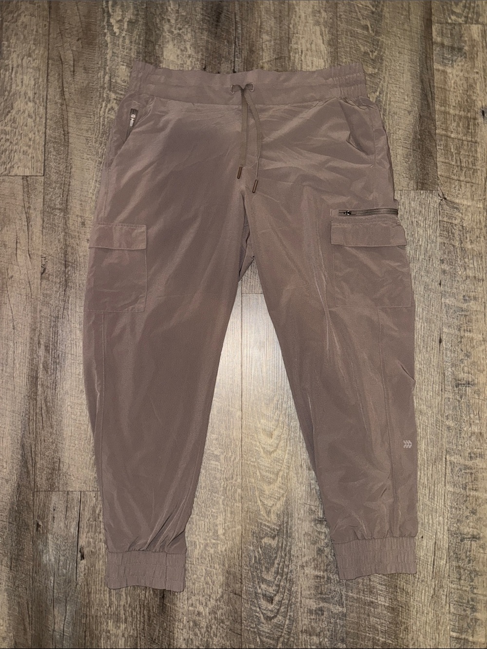 all in motion Women's Taupe Cargo Jogger Pants
